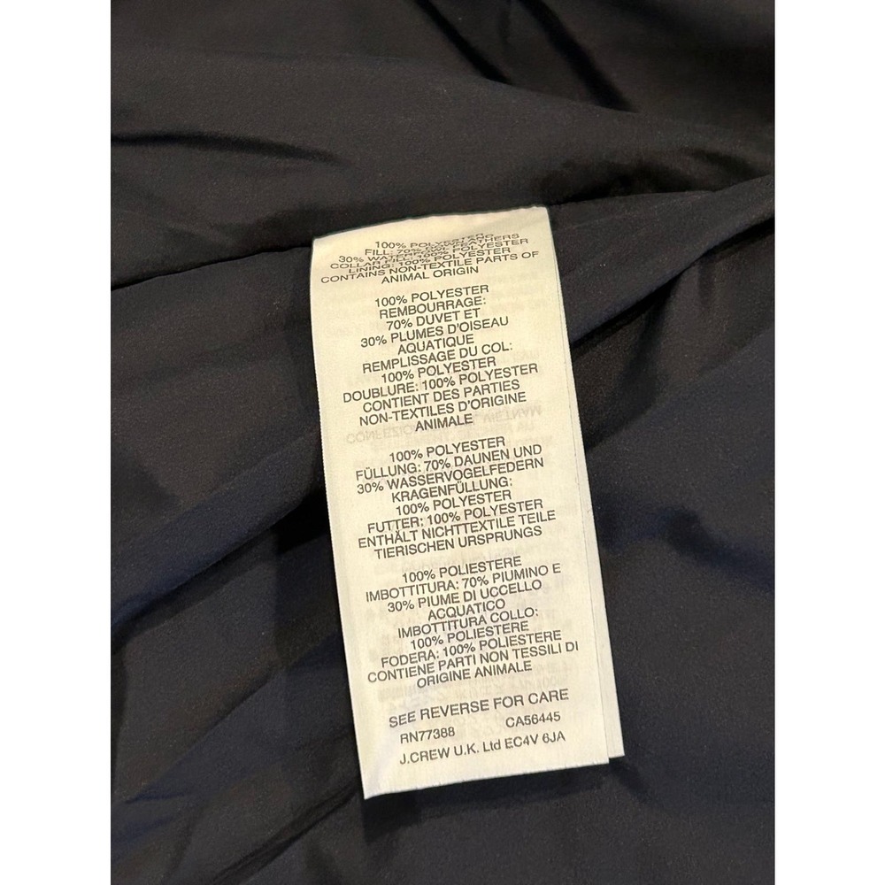 J.Crew Black Label Blue Nordic Vest White Winter Detail Size Medium Preppy - Picture 7 of 9